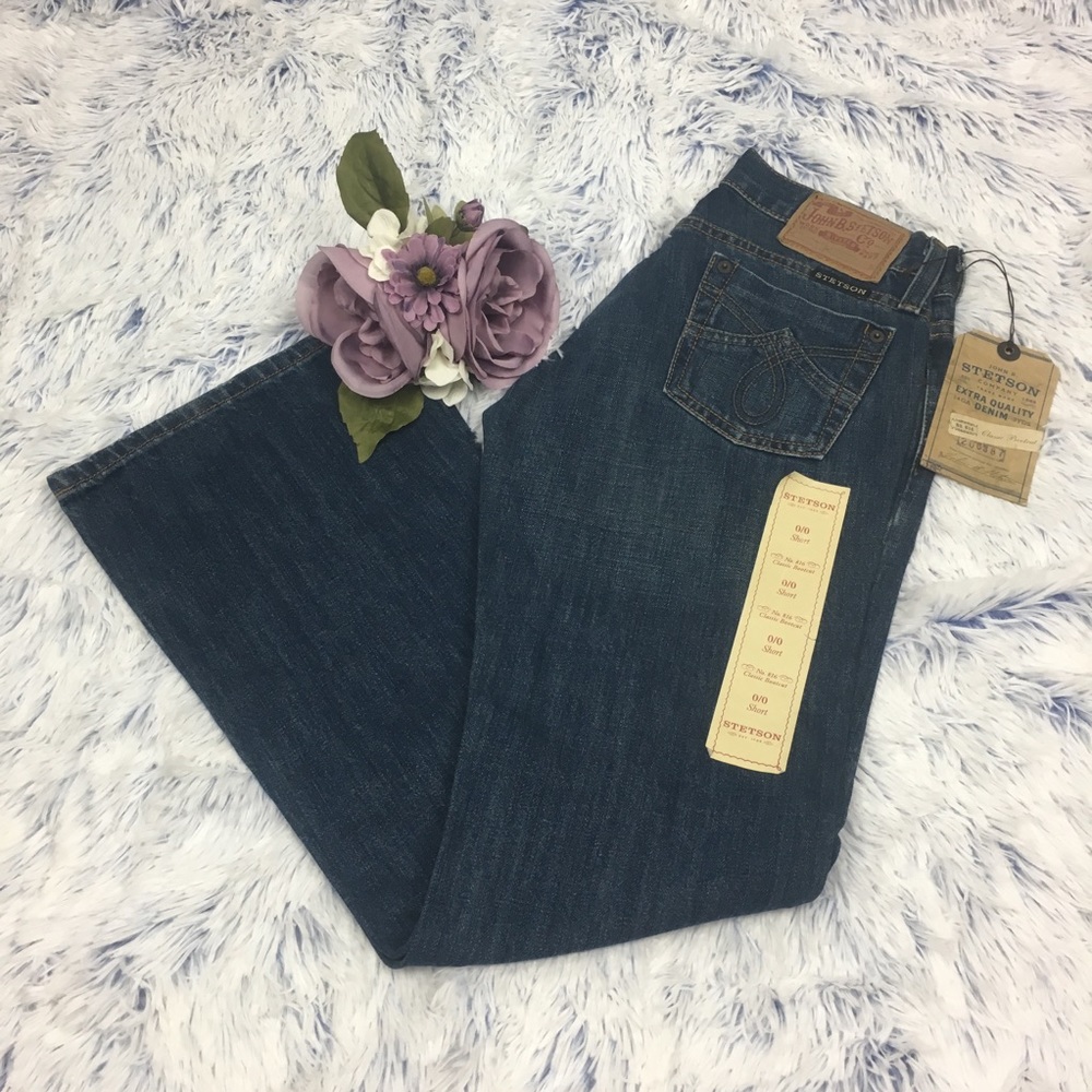 NWT John B Stetson 816 Classic Bootcut00Short00x30